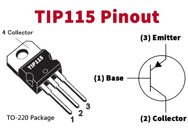 TIP115 Transistor Pinout, Equivalents, Features, Applications and Other Useful Information